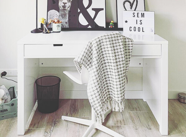 Writing desk with 2 drawers Mix & Match White Writing desk with 2 drawers Mix & Match White