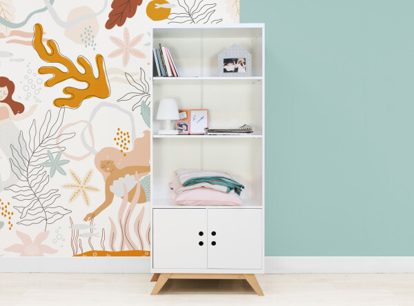 Bookcase Lynn White/Natural Bookcase Lynn White/Natural
