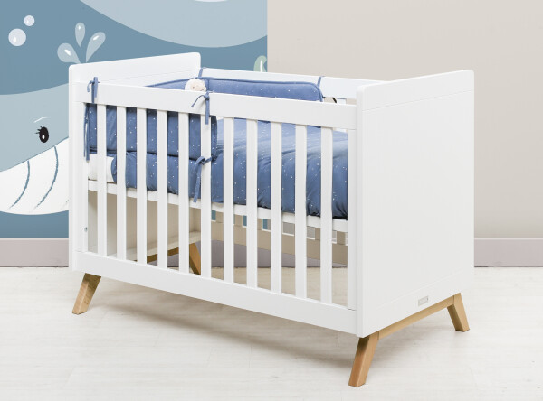 Bed 60x120 Fenna White/Natural Bed 60x120 Fenna White/Natural
