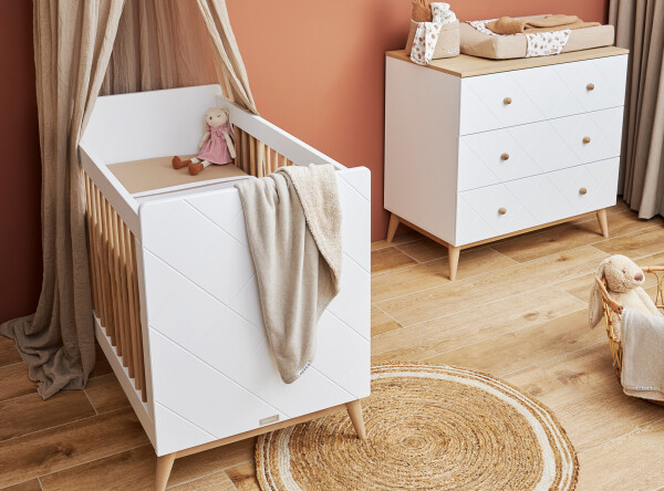 Paris 2-part nursery White/Oak Paris 2-part nursery White/Oak