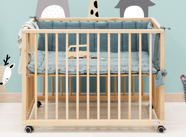 Playpen Nikki incl. wheels Natural Playpen Nikki incl. wheels Natural