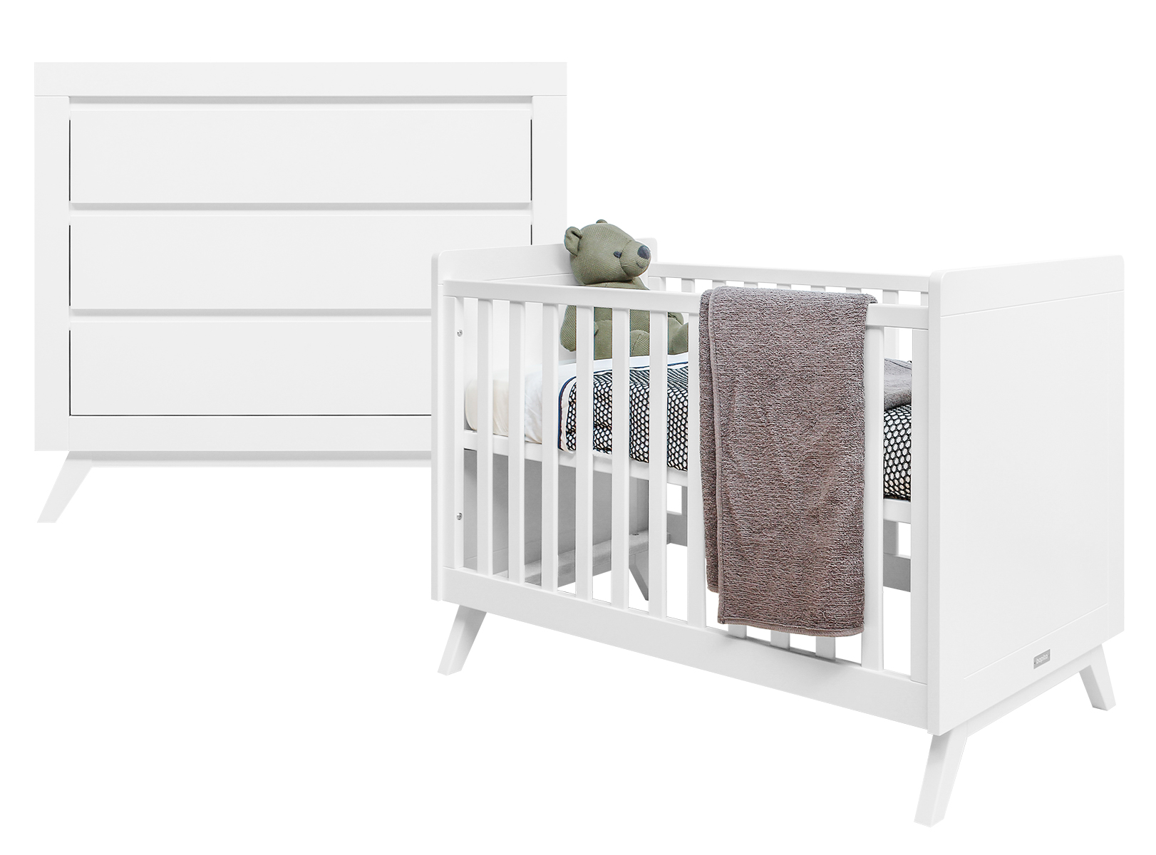 Bopita Anne 2-delige babykamer - Wit