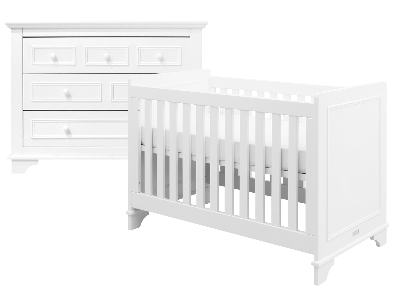 Bopita Charlotte 2-delige babykamer - Wit