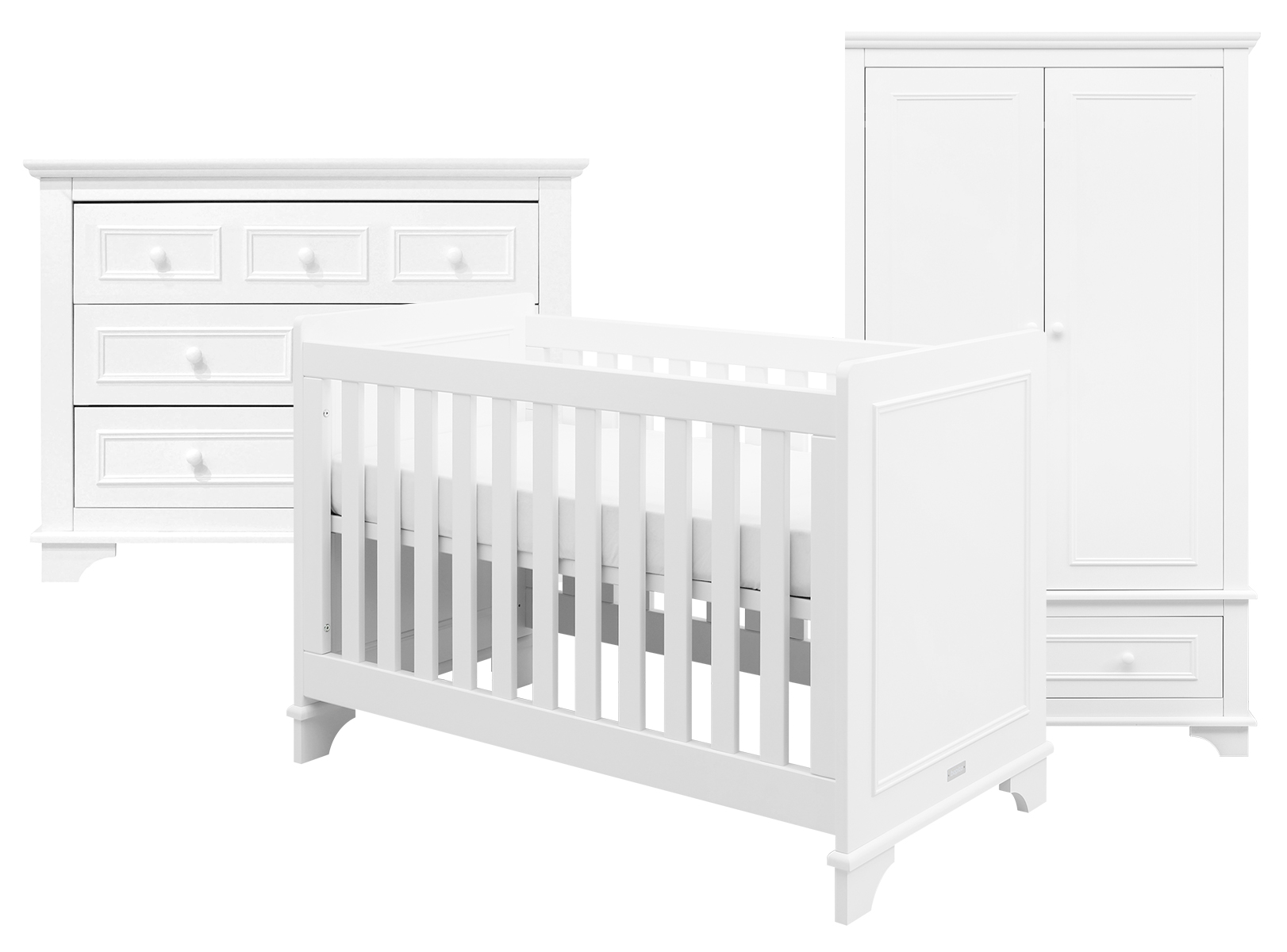 Bopita Charlotte 3-delige babykamer - Wit