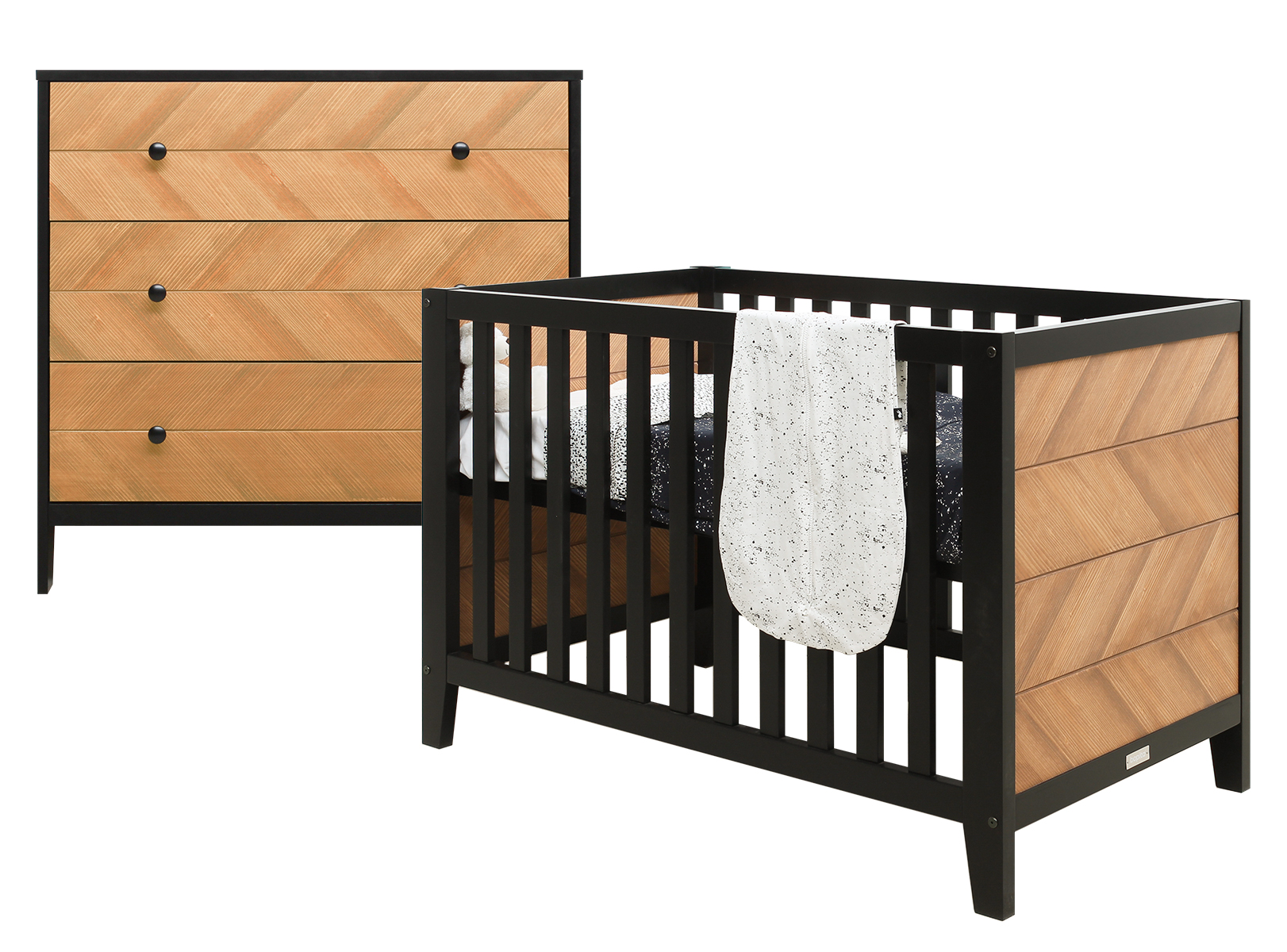 Bopita Job 2-delige babykamer - Vintage Honey