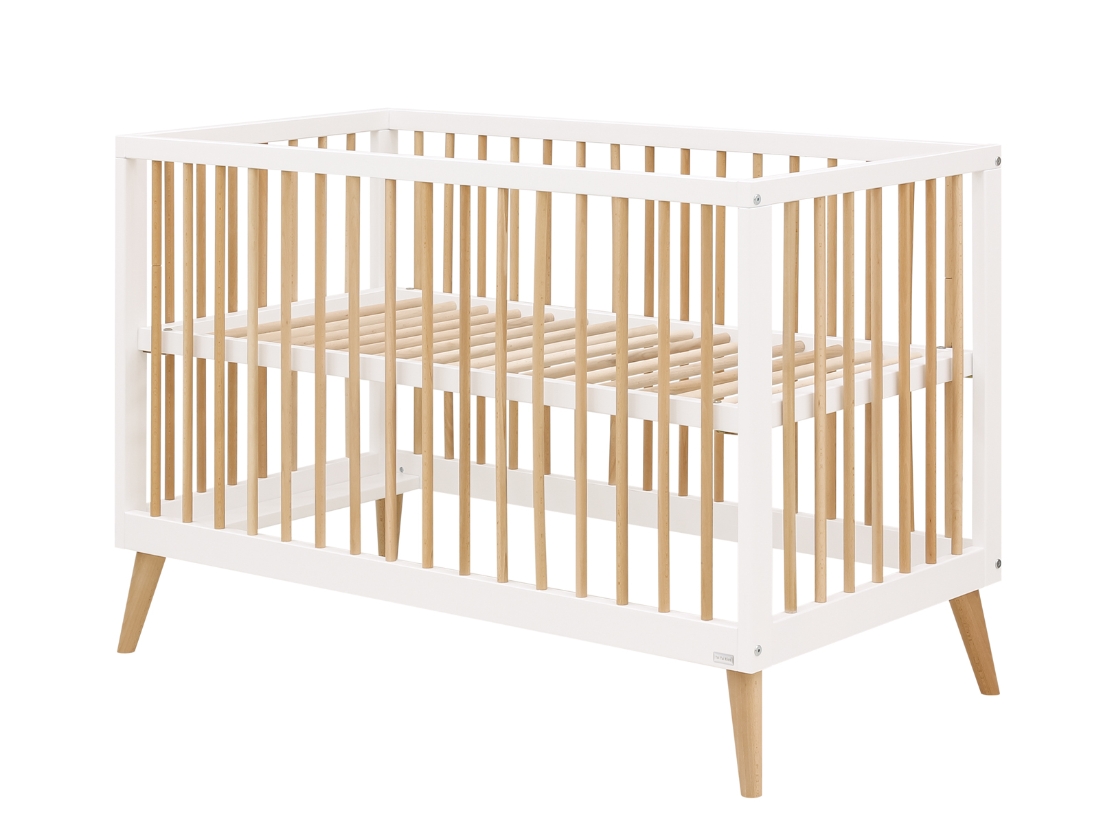 ToiToiKids Jort bed 60x120 - Wit/Naturel