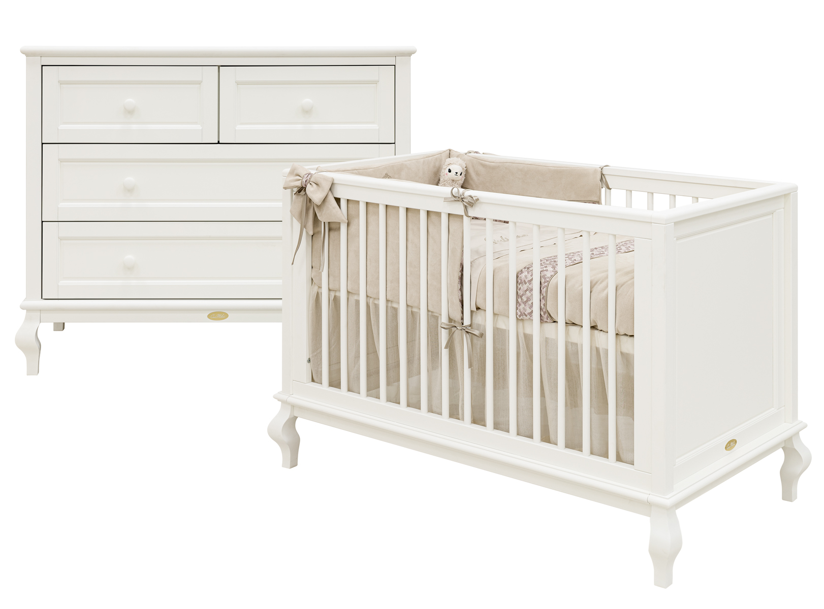 CocoMilou Juliette 2-delige babykamer - Off White