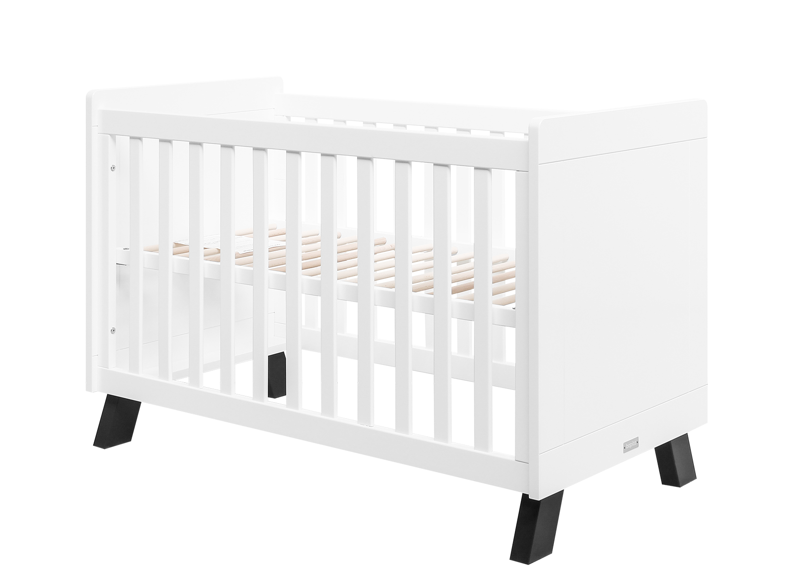 Bopita Juno bed 60x120 - Wit/Zwart