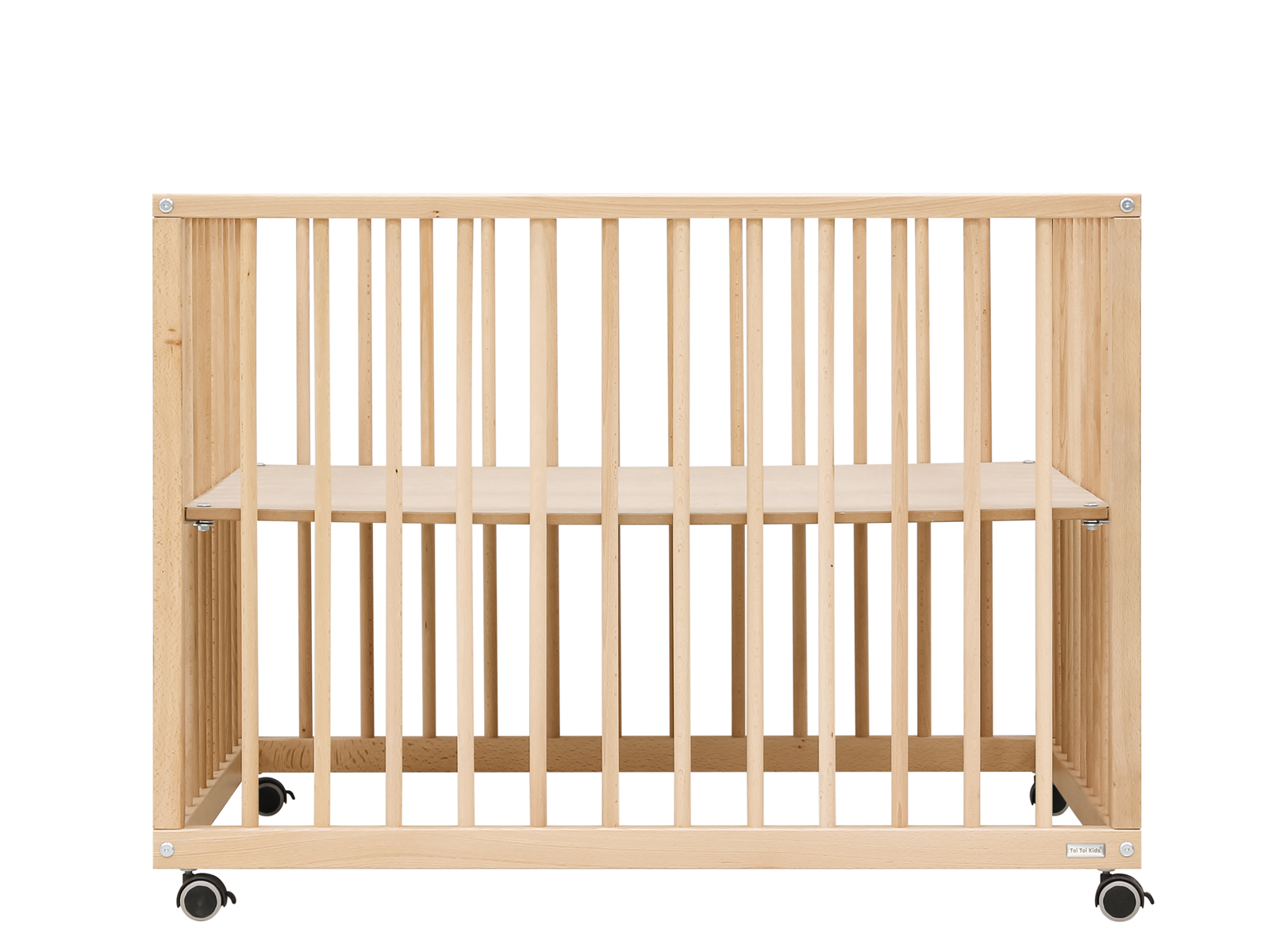 ToiToiKids Nikki box incl. wielen - Naturel