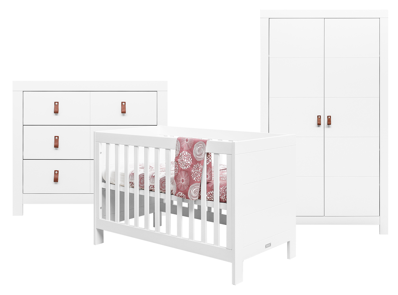 Bopita Noah 3-delige babykamer - Wit