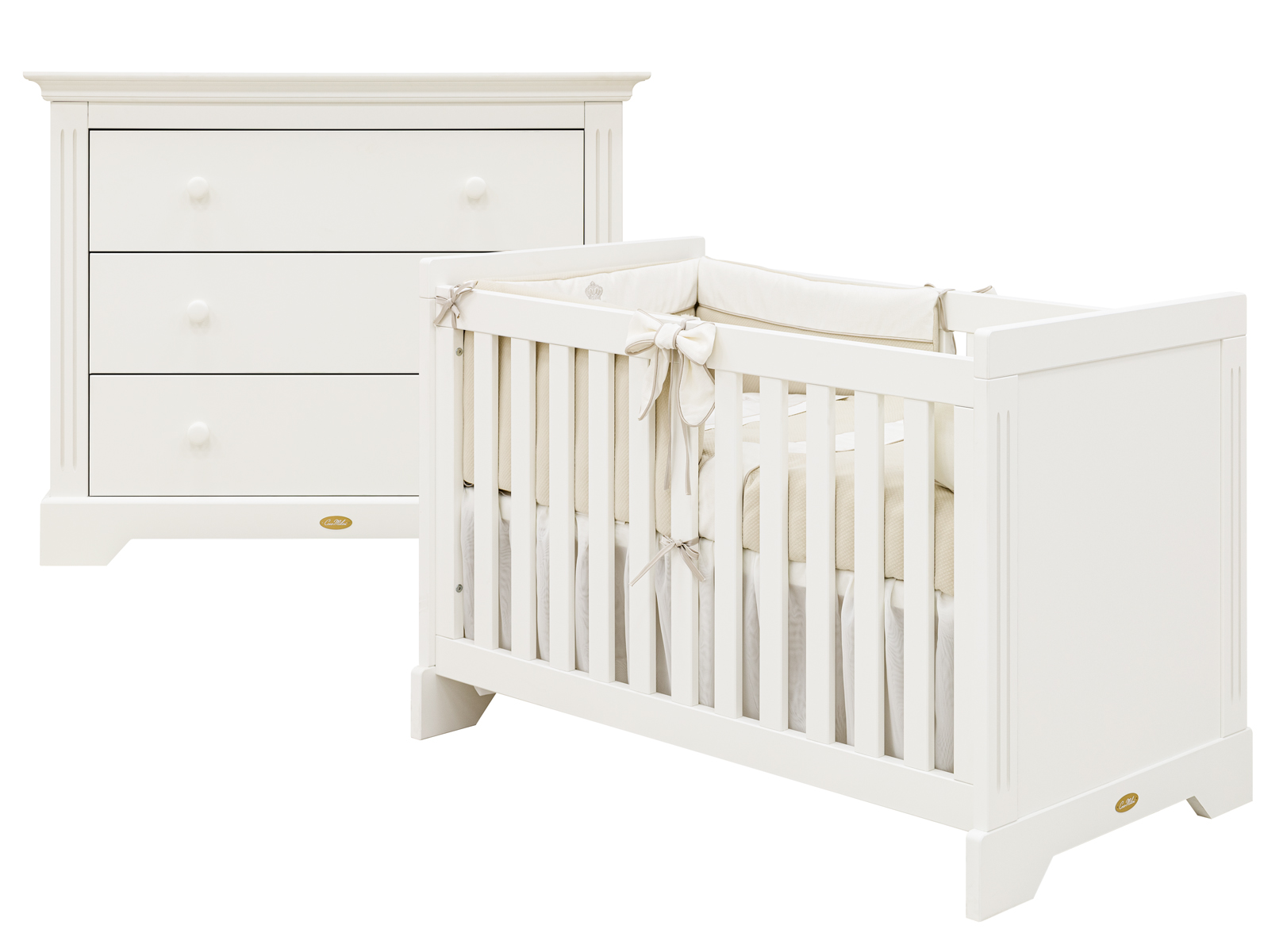 CocoMilou Oliver 2-delige babykamer - Off White