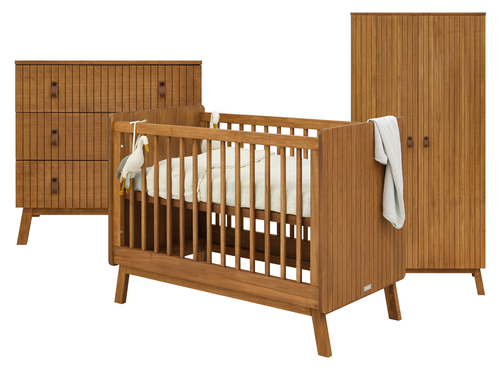 Bopita Senna 3-delige babykamer - Rose Wood