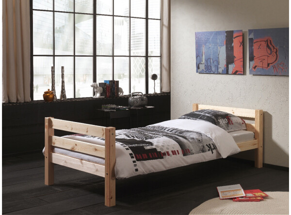 Pino single bed 90x200cm natural