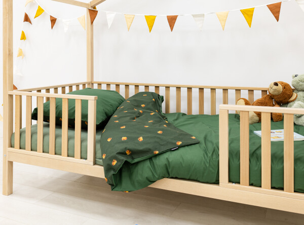 House bed 90x200 with legs Robin Natural