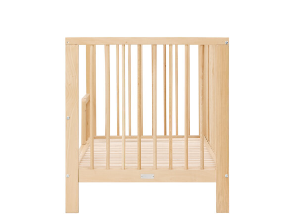 Toby 2 piece nursery furniture set with bench bed Natural