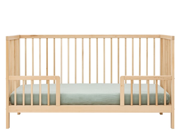 Toby 3 piece nursery furniture set with bench bed Natural