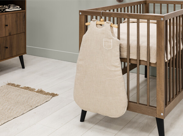 Zara chambre de bébé 2 pièces Noyer/Noir Mat