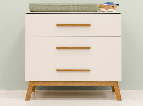 Dresser with 3 drawers Kaleo Dune/Rose Wood