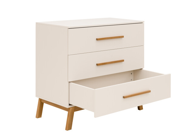 Dresser with 3 drawers Kaleo Dune/Rose Wood