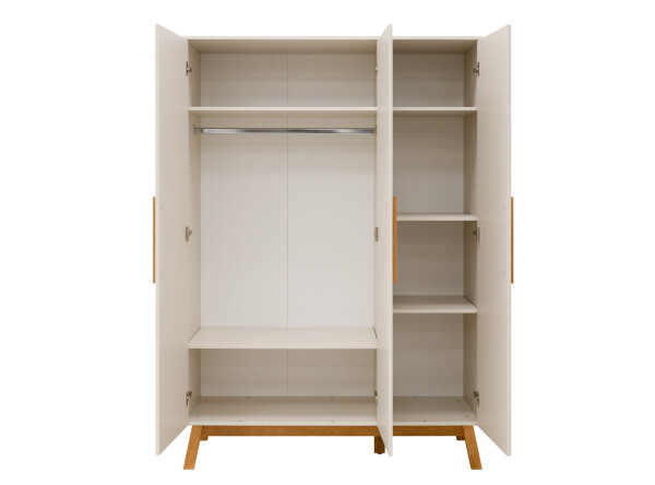 3-door wardrobe Kaleo Dune/Rose Wood