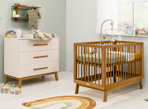 Kaleo 2-part nursery Dune/Rose Wood