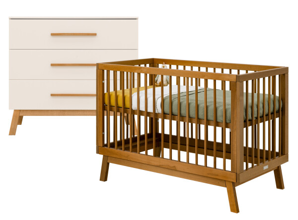 Kaleo 2-part nursery Dune/Rose Wood