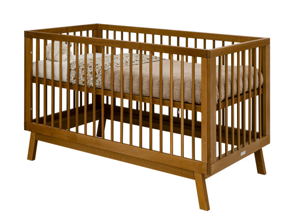 Kaleo 2 piece nursery furniture set with bench bed Dune/Rose Wood