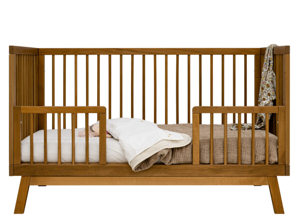 Kaleo 2 piece nursery furniture set with bench bed Dune/Rose Wood