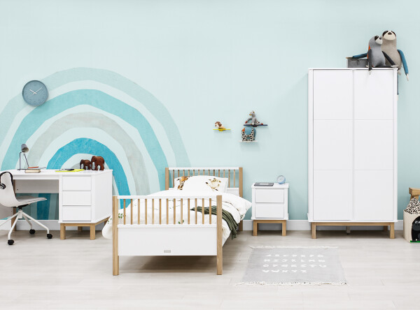 Mika 2-part children's room White/Oak