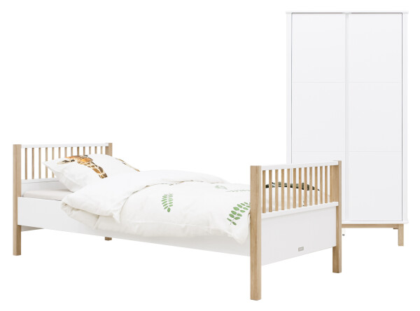 Mika 2-part children's room White/Oak