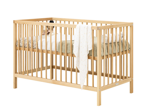 Toby/Fenna Babyzimmer 2-teilig Weiß/Natur