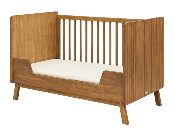 Senna 2 piece nursery furniture set with bench bed Rose Wood