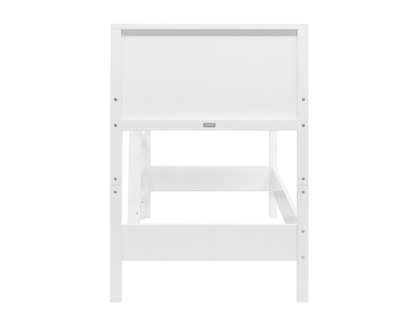 Half high sleeper 90x200 with straight stairs Nordic White