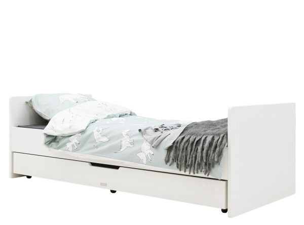 Omvormbaar bed 60x120/90x200 Square Wit