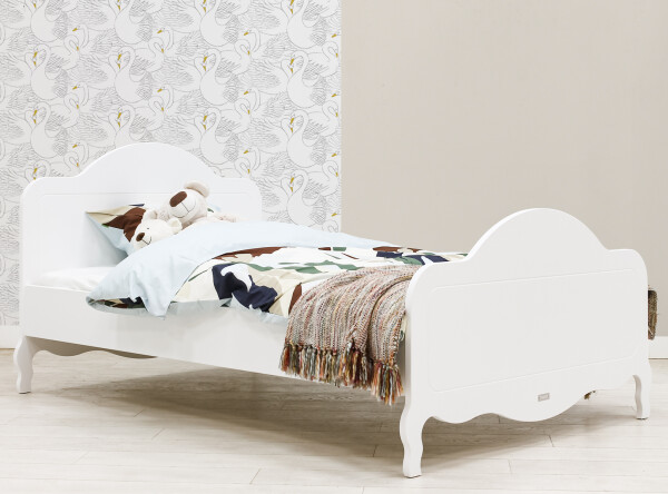 Twin bed 120x200 Elena White Twin bed 120x200 Elena White
