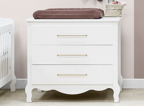 Commode met 3 laden Elena Wit Commode met 3 laden Elena Wit