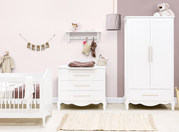 Elena 3-delige babykamer Wit Elena 3-delige babykamer Wit