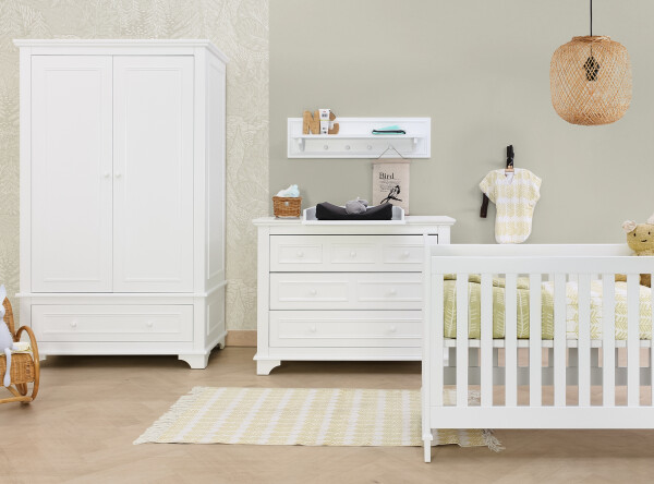 Charlotte 3-delige babykamer Wit Charlotte 3-delige babykamer Wit