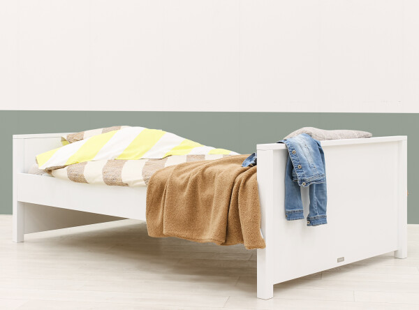 Twin bed 120x200 Jonne White