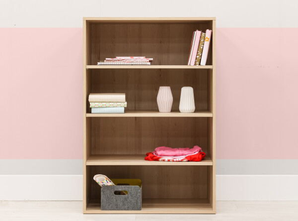 Boekenkast voor hoogslaper Lucas Naturel Boekenkast voor hoogslaper Lucas Naturel