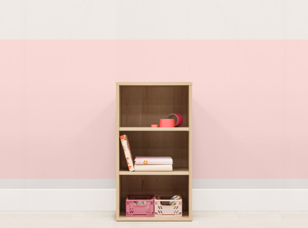 Boekenkast smal voor halfhoogslaper Lucas Naturel Boekenkast smal voor halfhoogslaper Lucas Naturel