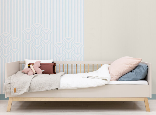 Bench bed 90x200 Lines Dune/Natural Bench bed 90x200 Lines Dune/Natural